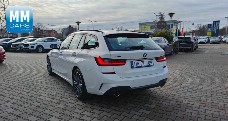 BMW Seria 3 cena 144850 przebieg: 93231, rok produkcji 2020 z Krzeszowice małe 191